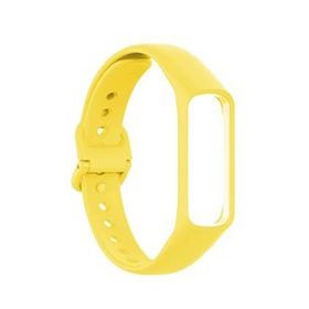 Microsonic Samsung Galaxy Fit 2 Silikon Sarı Kordon