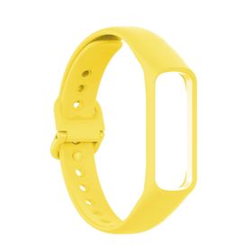 Microsonic Samsung Galaxy Fit 2 Silikon Sarı Kordon