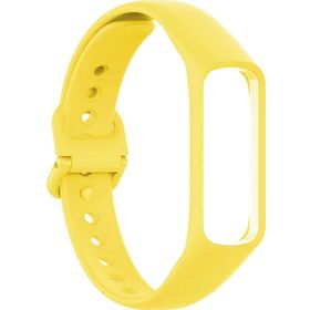 Microsonic Samsung Galaxy Fit 2 Silikon Sarı Kordon