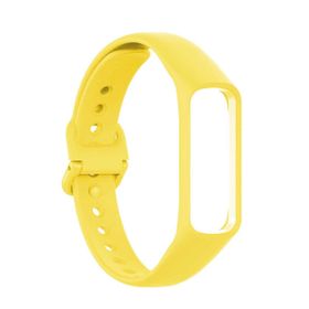 Microsonic Samsung Galaxy Fit 2 Silikon Sarı Kordon
