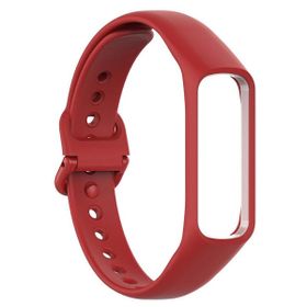 Microsonic Samsung Galaxy Fit E R375 Silikon Kırmızı Kordon