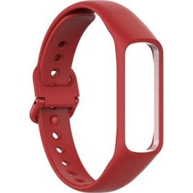 Microsonic Samsung Galaxy Fit E R375 Silikon Kırmızı Kordon