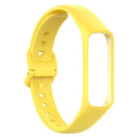 Microsonic Samsung Galaxy Fit E R375 Silikon Sarı Kordon