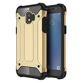 Microsonic Samsung Galaxy J2 Pro 2018 Rugged Armor Gold Kılıf