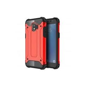 Microsonic Samsung Galaxy J2 Pro 2018 Rugged Armor Kırmızı Kılıf
