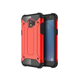 Microsonic Samsung Galaxy J2 Pro 2018 Rugged Armor Kırmızı Kılıf
