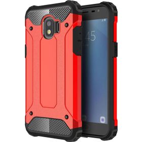 Microsonic Samsung Galaxy J2 Pro 2018 Rugged Armor Kırmızı Kılıf