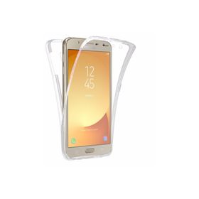 Microsonic Samsung Galaxy J3 Pro 6 Tarafı Tam Full Koruma 360 Clear Soft Şeffaf Kılıf