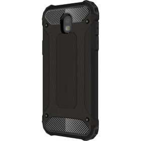 Microsonic Samsung Galaxy J3 Pro Rugged Armor Siyah Kılıf
