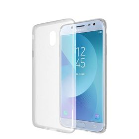 Microsonic Samsung Galaxy J3 Pro Transparent Soft Beyaz Kılıf