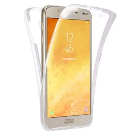 Microsonic Samsung Galaxy J4 6 Tarafı Tam Full Koruma 360 Clear Soft Şeffaf Kılıf
