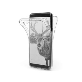 Microsonic Samsung Galaxy J4 6 Tarafı Tam Full Koruma 360 Clear Soft Şeffaf Kılıf