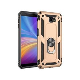 Microsonic Samsung Galaxy J4 Core Military Ring Holder Gold Kılıf