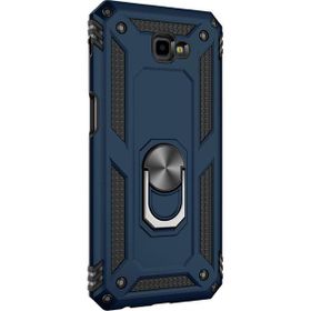 Microsonic Samsung Galaxy J4 Core Military Ring Holder Lacivert Kılıf