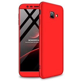 Microsonic Samsung Galaxy J4 Double Dip 360 Protective Kırmızı Kılıf