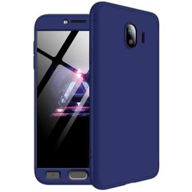 Microsonic Samsung Galaxy J4 Double Dip 360 Protective Lacivert Kılıf