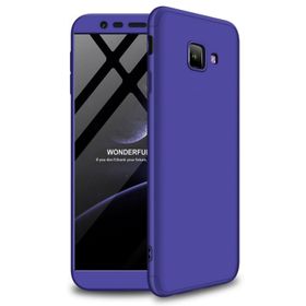 Microsonic Samsung Galaxy J4 Double Dip 360 Protective Lacivert Kılıf