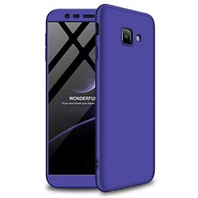 Microsonic Samsung Galaxy J4 Double Dip 360 Protective Lacivert Kılıf