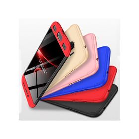 Microsonic Samsung Galaxy J4 Double Dip 360 Protective Siyah Kılıf