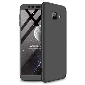 Microsonic Samsung Galaxy J4 Double Dip 360 Protective Siyah Kılıf
