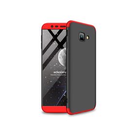 Microsonic Samsung Galaxy J4 Double Dip 360 Protective Siyah Kılıf