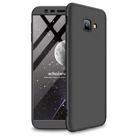 Microsonic Samsung Galaxy J4 Double Dip 360 Protective Siyah Kılıf