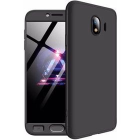 Microsonic Samsung Galaxy J4 Double Dip 360 Protective Siyah Kılıf