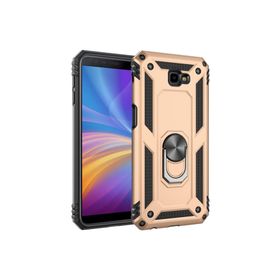 Microsonic Samsung Galaxy J4 Plus Military Ring Holder Gold Kılıf