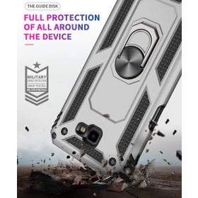 Microsonic Samsung Galaxy J4 Plus Military Ring Holder Siyah Kılıf