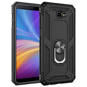 Microsonic Samsung Galaxy J4 Plus Military Ring Holder Siyah Kılıf