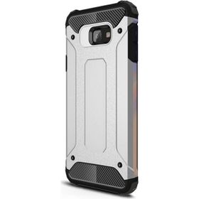 Microsonic Samsung Galaxy J4 Rugged Armor Gümüş Kılıf