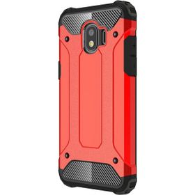 Microsonic Samsung Galaxy J4 Rugged Armor Kırmızı Kılıf