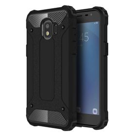 Microsonic Samsung Galaxy J4 Rugged Armor Siyah Kılıf