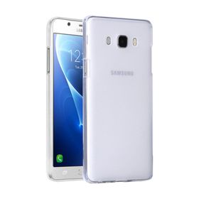 Microsonic Samsung Galaxy J5 2016 Transparent Soft Beyaz Kılıf