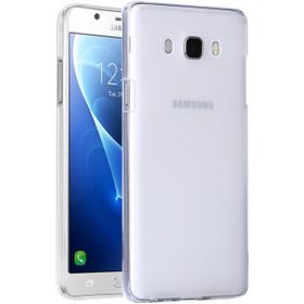 Microsonic Samsung Galaxy J5 2016 Transparent Soft Beyaz Kılıf