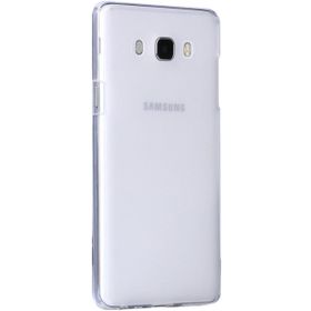 Microsonic Samsung Galaxy J5 2016 Transparent Soft Beyaz Kılıf