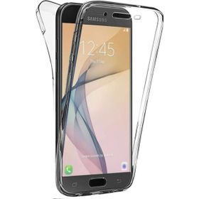 Microsonic Samsung Galaxy J5 Prime 6 tarafı tam full koruma 360 Clear Soft Şeffaf Kılıf