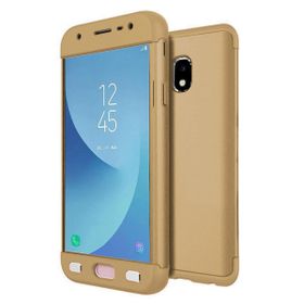 Microsonic Samsung Galaxy J5 Pro Double Dip 360 Protective Gold Kılıf