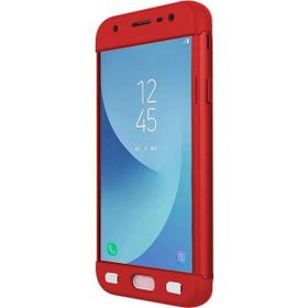 Microsonic Samsung Galaxy J5 Pro Double Dip 360 Protective Kırmızı Kılıf