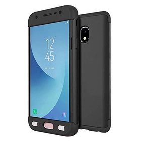 Microsonic Samsung Galaxy J5 Pro Double Dip 360 Protective Siyah Kılıf