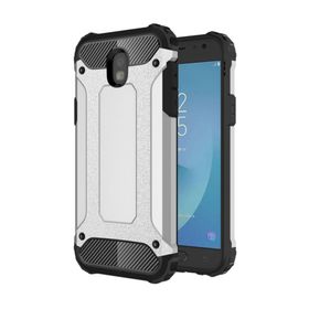 Microsonic Samsung Galaxy J5 Pro Rugged Armor Gümüş Kılıf