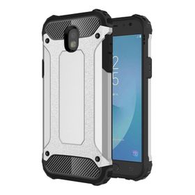 Microsonic Samsung Galaxy J5 Pro Rugged Armor Gümüş Kılıf