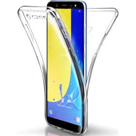Microsonic Samsung Galaxy J6 6 Tarafı Tam Full Koruma 360 Clear Soft Şeffaf Kılıf