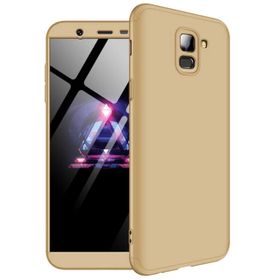 Microsonic Samsung Galaxy J6 Double Dip 360 Protective Gold Kılıf