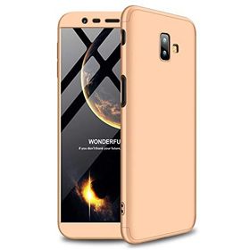 Microsonic Samsung Galaxy J6 Double Dip 360 Protective Gold Kılıf
