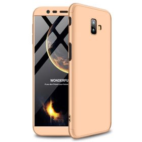 Microsonic Samsung Galaxy J6 Double Dip 360 Protective Gold Kılıf