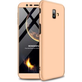Microsonic Samsung Galaxy J6 Double Dip 360 Protective Gold Kılıf