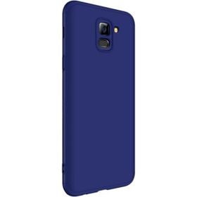 Microsonic Samsung Galaxy J6 Double Dip 360 Protective Lacivert Kılıf
