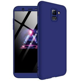 Microsonic Samsung Galaxy J6 Double Dip 360 Protective Lacivert Kılıf