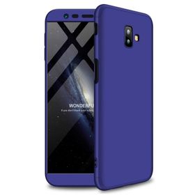 Microsonic Samsung Galaxy J6 Double Dip 360 Protective Lacivert Kılıf